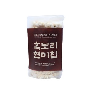 정직한농부 흑보리현미칩, 80g, 25개