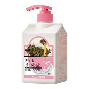 밀크바오밥 바디로션 다마스크로즈향, 500ml, 1개