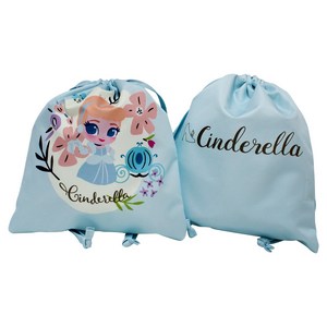 SNC 디즈니 유아동 여아 어린이집 식판 여행 준비물 스트링 조리개 파우치 [러블리-신데렐라]