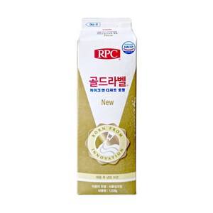 골드라벨 식물성 휘핑크림 New(밀크향), 1.03kg, 6개