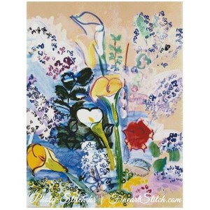 포토스티치 십자수명화도안-Le Bouquet I /Raoul Dufy, 1개