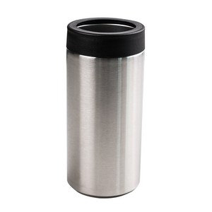 보냉 보온 스테인레스 음료 맥주 소주 담담 캔쿨러, 실버, 1개, 500ml