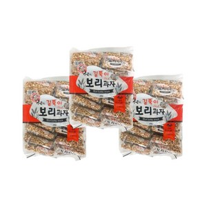 길쭉이 보리과자, 400g, 3개