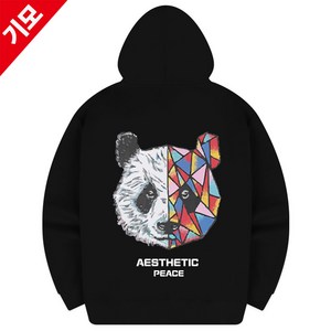 [당일출고/기모추가] 지오트릭 후드티 후드 빅사이즈 남자여성 ZAID_0035