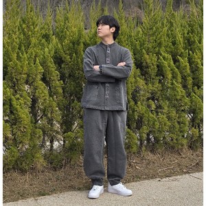 이중지 생활한복 봄가을 상하의 세트 남여공용 템플스테이 개량한복 절복 법복