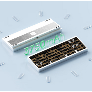 [SMTONE] WEIKAV LUCKY65 V2 알루미늄 무선 기계식 키보드 키트 핫스왑 3750mAh RGB라이트 양극 핫스왑, 키트(스프레이코딩)환야블랙골