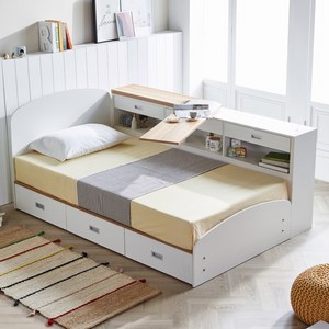 아이린 트리플 수납 슈퍼싱글 침대프레임 (매트리스 별도구매), 혼합색상