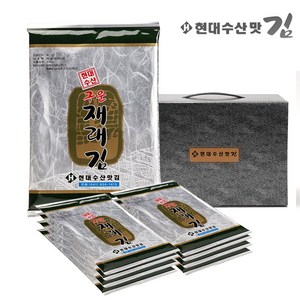 현대수산맛김 보령 대천김 재래김, 20g, 9개