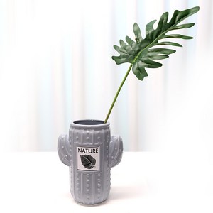 카카모리 북유럽 프리미엄 유리 화병 오브제 인테리어 꽃병 모음, 선인장화병, 블루