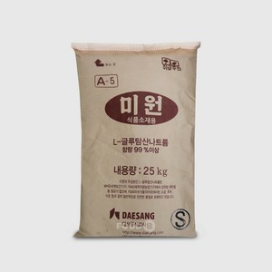 대상 미원S 25kg L-글루탐산나트륨, 1개