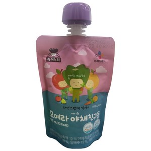 아이누리 마시는 모여라 야채친구들 주스, 100ml, 80개