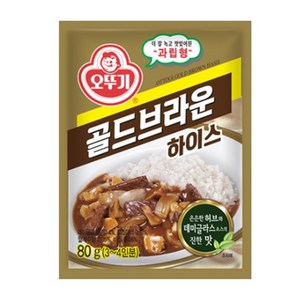 오뚜기 골드브라운 하이스, 80g, 1개