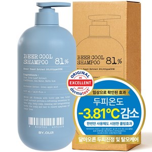 바이아우어 맥주효모 81만PPM 단백질 쿨 탈모 샴푸, 1017ml, 1개