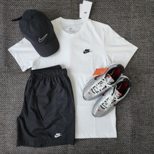 [백화점판] NIKE 스우시 클럽 반팔 라운드 티셔츠