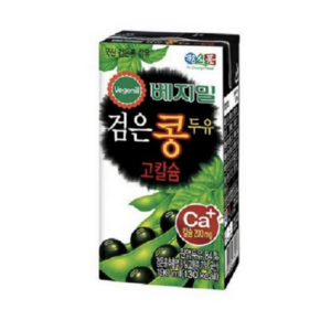 베지밀 검은콩 두유 고칼슘, 190ml, 20개