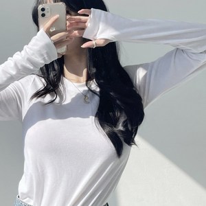 [라몬즈]워머라운드티셔츠 이너티셔츠 여자긴팔티셔츠