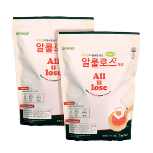 구도 알룰로스 분말 1kg, 2개