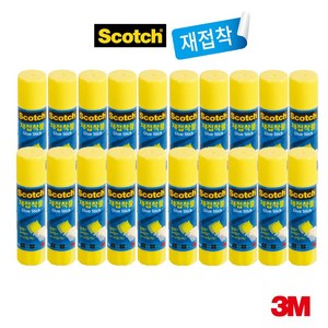 3M 스카치 재접착풀 14g, 20개