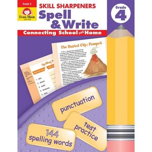 에반무어 Skill Shapenes Spell & Wite Gade 4, Evan-Moo Educational Publi...