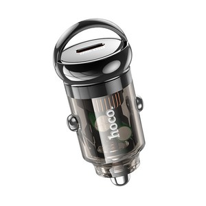 케이스 프로젝트 PD30W 듀얼포트 시거잭 충전기 (Z53), 투명퍼플, 투명퍼플