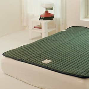 깃든 탄소 전기요 전자파없는 전기장판 1인용 2인용 싱글 더블, 다크그린