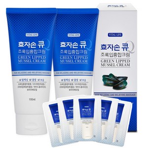 효자손큐 초록입홍합 크림 100ml, 2개