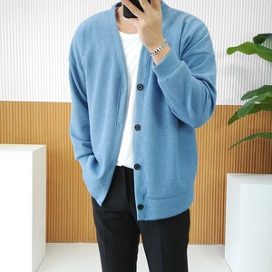 로니제이 남자 드랍 루즈핏 무지 사계절 데일리 가디건