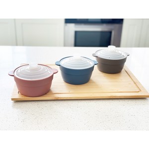 세이실리 실리콘 계란 만능찜기 보관용기, 그레이, 1개