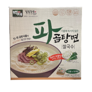 백제 일월풍면 파곰탕면 쌀국수 100g x 10개_코스트코, 40개