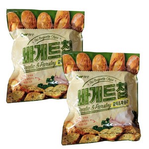 청우식품 바게트칩 갈릭앤파슬리, 400g, 2개