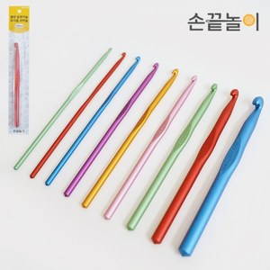 [손끝놀이] 벨벳 알루미늄 모사용 코바늘 (2.25~10mm) 낱개판매, 2.25mm [38-102], 1개