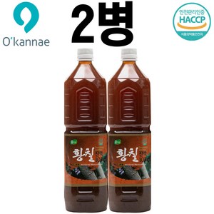 옻가네 황칠진액100% 1.5L 2병 황칠나무발효 액기스 즙 진액 원액 효능 삼계탕국물, 2개