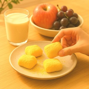 솔찬 생호박 인절미 HACCP 인증 건강한 쫀득 찹쌀떡, 10개, 50g