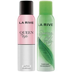 [1+1 행사] 라리브 퍼퓸 데오드란트 2종 (퀸+스프링레이디) 150ml*2종, 150ml