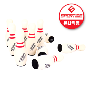 스포타임 울트라폼볼링핀 주니어 28cm (볼링핀10개 보관용가방 포함) 볼링공 미포함 볼링게임, 1개