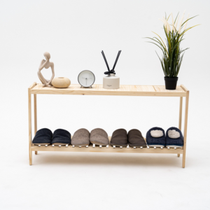 리빙오보제 원목선반, 2단 1000mm 벤치형(상판), 1개