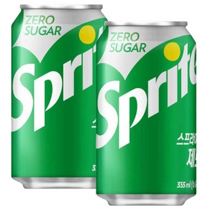 스프라이트 제로 355ml x 24개(박스안심포장) 제로칼로리 탄산음료캔, 24개