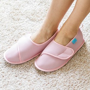아이프리 미끄럼방지 실내화 거실 발편한 실내 슬리퍼 층간소음방지, 핑크, 1개