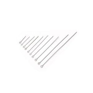스테인리스 스틸 학생 헤드 핀 DIY 쥬얼리 파인딩 태슬 귀걸이 비즈 헤드핀 15 70mm 로트 당 100, stainless steel, 70mm 100pcs, 100개