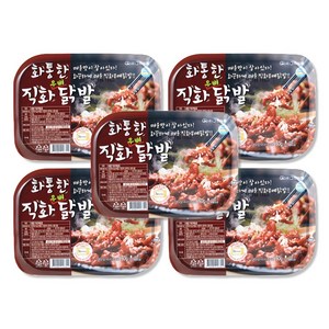 국내산 매운 뼈없는 닭발 화통한 직화 무뼈닭발, 5개, 150g