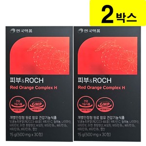 안국약품 피부&ROCH, 30정, 2개