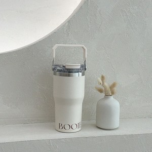 부이 멀티 핸들링 보냉 텀블러 600ml/900ml (3 colors), ivory, 600ml, 1개