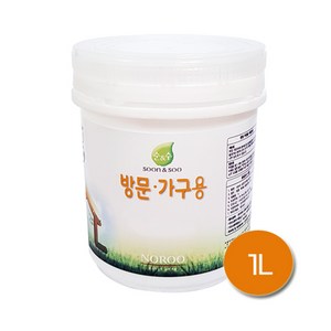 노루페인트 순앤수 방문가구용 수성페인트 1L 반광, 딥그레이, 1개