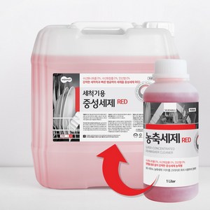 세제몰 업소용 식기세척기 농축세제RED 프리미엄 1L, 1개
