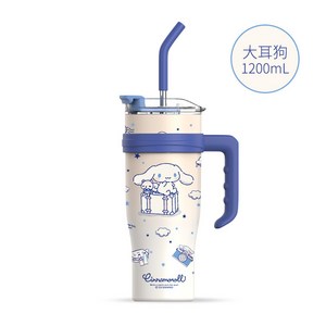 크로스 보더 산리오 텀블러 1200ml, 1200ml 시나모롤, 1개