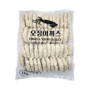 농우 오징어까스(업소용) 50gx50개, 1개, 2.5kg