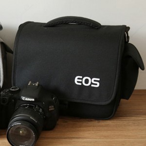 감성스터프 EOS 캐논 DSLR 기본 스트랩 카메라가방, 1개, 블랙, 중