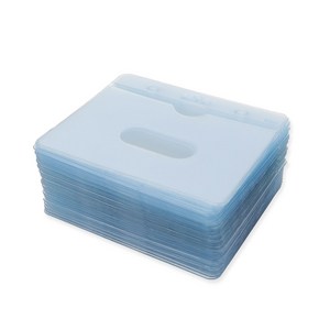 명찰케이스 사원증케이스, 33 ID카드명찰 PVC (가로형) 50입, 1개