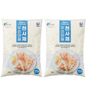 우리마을 천사채 가정용 1인분, 2개, 250g