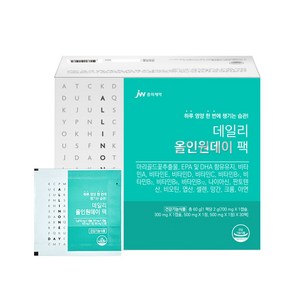 JW중외제약 데일리 올인원데이 팩, 30회분, 60g, 1개